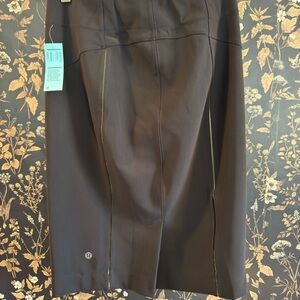 Lululemon Athletica Black Pencil Skirt